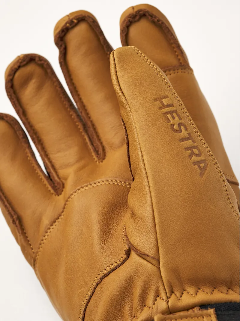 Hestra Fall Line Leather Mens Ski Gloves Tan